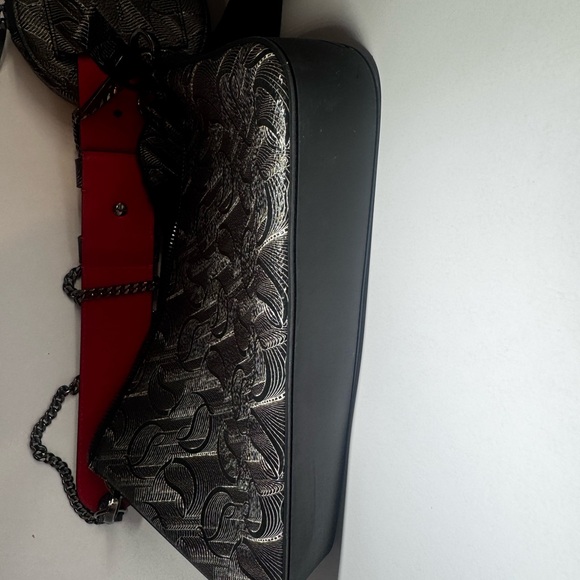 Christian Louboutin Black Crossbody Belt Bag with Red Tag - Picture 8 of 11